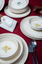 Hermia Mimoza Juego de Cena de Porcelana de 18 Piezas Multicolor